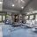 a gym with exercise equipment