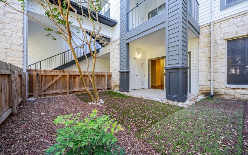 Fenced Off Backyards