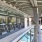 a gym and a pool