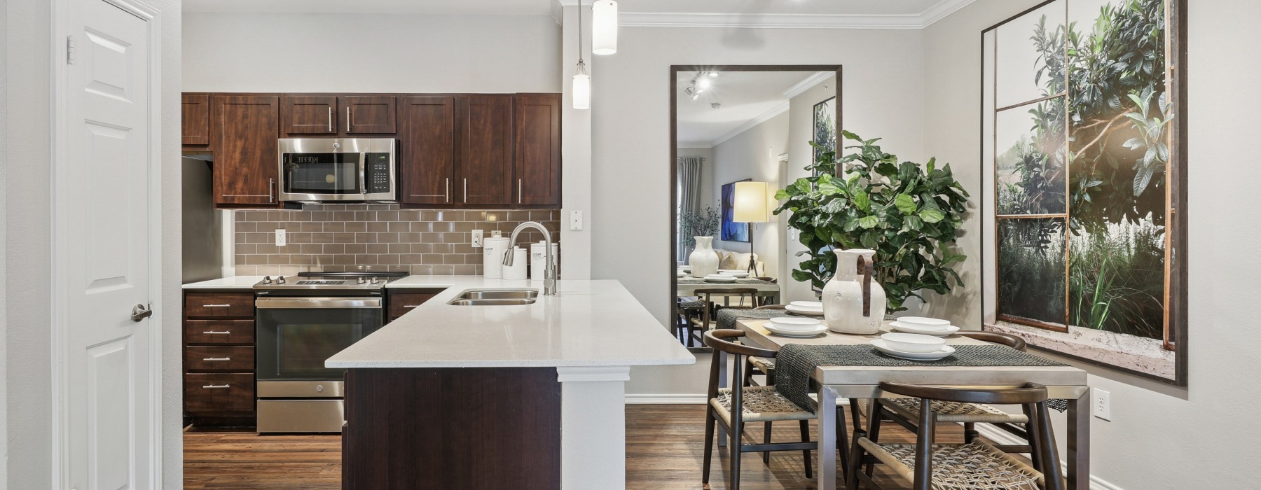 Kitchen and dining room table